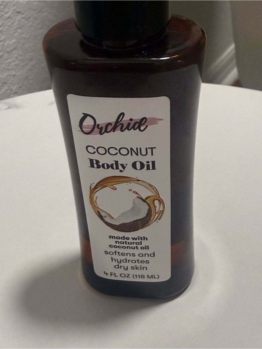 Coconut Body Oil — Hydrating Brown Coconut Body Oil